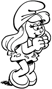 Schtroumpfette Coloriage Schtroumpfs Coloriages Pour Enfants