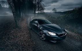 Download Wallpapers Bmw M6 F12 Forest Road Supercars 6 Series Darkness Headlights Bmw Besthqwallpapers Com Bmw M6 Bmw Wallpapers Bmw