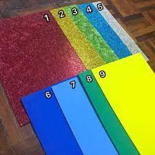 2mm through 10mm thickness and black & white options! A4 Eva Foam Sheet With And Without Glitter Shopee Malaysia