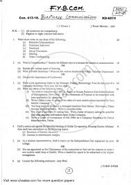 Business Communication 2018 2019 Bcom Idol Correspondence 1st Year Fybcom 1 Question Paper With Pdf Download Shaalaa Com