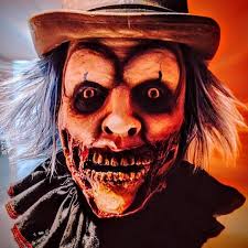 Tortured Clown Full Size Bust Halloween Prop With Top Hat Option