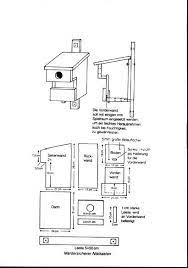 bauplan fur hohlen bewohnende vogel nistkasten bauen bauplan nistkasten