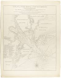 Key Revolutionary Era Chart Of The South Carolina Coast