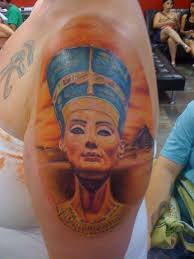 Nefertiti Black African Queen Tattoo Monocolor Blanco Queen Nefertiti Tattoo Nefertiti Tattoo Egyptian Tattoo