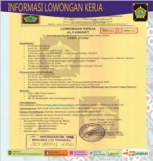 Loker alfamart kebumen 2021 / lowongan kerja alfamart bekasi simak syarat dan cara daftarnya khusus disabilitas pikiran rakyat bekasi perusahaan pt sumber alfaria trijaya tbk adalah sebuah perusahaan retail minimarket terkemuka di indonesia yang memiliki lisensi merk dagang alfamart. Kategori Lowongan Kerja Terbaru