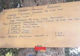 Dilarang masuk tanpa urusan english. Penduduk Ambil Langkah Proaktif Letak Larangan Kreatif Masuk Kampung Utusan Borneo Online