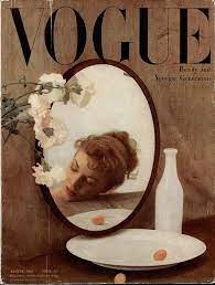 Album art inevitably goes hand in hand with audio narrative. Vogue Cover August 1947 Vintage Vogue Covers Vogue Covers Vintage Posters