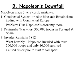 End Of The French Revolution A Napoleon S Empire B Downfall C 100 Days D Napoleon S Exile And Death E Congress Of Vienna Ppt Download