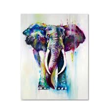 Amazon De Raybre Art 50 X 60 Cm Kunstdrucke Auf Leinwand Olgemalde Ohne Rahmen Gemalde Elefanten Http Amzn To 2q45 Elefant Malen Elefant Gemalde Abstrakt