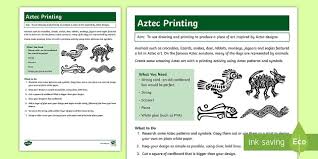 Explore the best modern aztec tattoos featuring traditional designs and symbolism. Ks2 Amazing Aztec Art Activity Aztec Designs Printing
