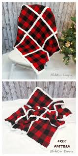 How to make the diy buffalo check throw blanket. Buffalo Plaid Blanket Free Crochet Patterns Diy Magazine