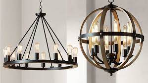 Chandelier supplied with internally wired braided coaxial cable. Chandeliers Elegant Chandelier Designs For Home Lamps Plus