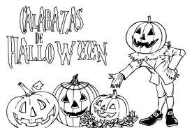 Dibujos De Halloween Para Colorear De Miedo