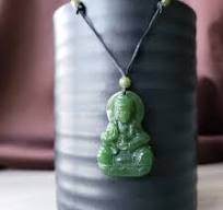 Guanyin Jade Buddha Pendant Goddess of Love, Compassion and ...