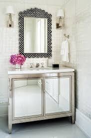 Utilizing the finest hardwoods, the most talented craftsmen. Metal Bath Vanity With Mirrored Cabinet Doors Contemporary Bathroom