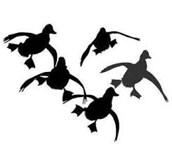 Black And White Silhouette Goose Decoys Hunting Silhouette Duck Hunting Decal Sticker 02 Duck Hunting Tattoos Duck Tattoos Hunting Tattoos