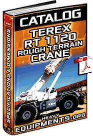 specalog terex rt1120 rough terrain crane specifications