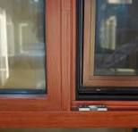A95L Ventana de madera personalizada de alta gama al estilo ...