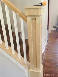 Pin By Kathleen Jackson On House Interior In 2020 Stair Railing Makeover Diy Stair Railing Stair Makeover