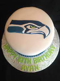 Seattle Seahawks Birthday Cake Football Nfl Seahawks Cake Cake Cupcake Cakes