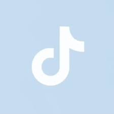 Ios14 Aesthetic Pale Blue Tiktok App Icon Icone Application Fond D Ecran Pastel Fond D Ecran Telephone