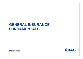 Insurance australia group (iag) is the parent company of an international general insurance group, with operations in australia, new zealand, the united kingdom and asia. General Insurance Fundamentals