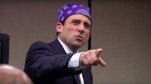 It is very popular to decorate the background of mac, windows, desktop or android device beautifully. Michael Scott With Bandana 1210x680 Wallpaper Teahub Io