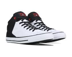 Black And Red Converse High Tops Converse Chuck Taylor All Star High Street High Top Sneaker White Black Red Converse Shoes Men High Top Sneakers Sneakers
