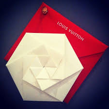 Louis Vuitton Oragami Invitation Origami Invitations Fashion Show Invitation Fashion Invitation