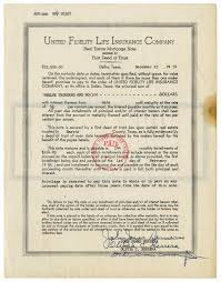 Maybe you would like to learn more about one of these? United Fidelity Life Insurance Company Real Estate Mortgage Note The Portal To Texas History