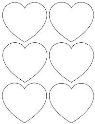 Gabarit Coeur A Imprimer Modele De Cœur Etoile A Imprimer Coeur St Valentin
