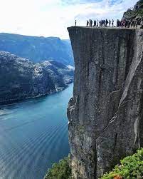 Preikestolen or prekestolen is a tourist attraction in the municipality of strand in rogaland county, norway. Preikestolen 604 Meter Uber Dem Fjord Fjord Norwegen