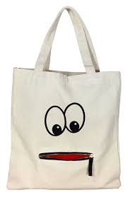 Tote Bag Googly Eye Zipper Tote Cloth Bags Printed Tote Bags Diy Tote Bag