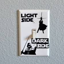 21 Wonderfully Geeky Ways To Create The Perfect Star Wars Nursery Star Wars Light Switch Star Wars Nursery Star Wars Kids Room