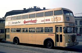 Bvg 1221 Bussing Gaubschat Tu 10 Dd 1956 D 2 U 56 Berlin Germany Bus
