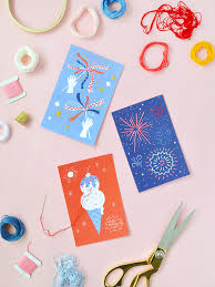 Create american independence day greeting cards to send awesome messages for this special 2. 4th Of July Stitching Cards Handmade Charlotte