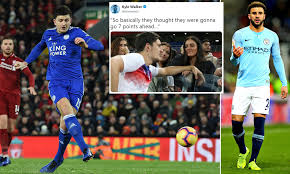 Related articles more from author. Kyle Walker Uses Harry Maguire Meme To Troll Premier League Title Rivals Liverpool Daily Mail Online