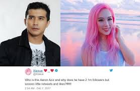 Explore tweets about #melayu on twitter. Netizen Bengang Blogger Tak Kenal Aaron Aziz Mynewshub