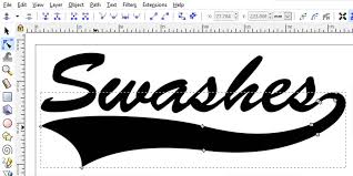 If you don't want the hassle of downloading and installing fonts, but just want to use brush fonts fonts online, you should check our text generator tool below. Ask A Font Creator Diy Swashes In Inkscape The Font Bundles Blog