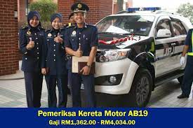 Jawatan sebagai pemeriksa kereta motor gred ab19 merupakan salah satu jawatan kerajaan yang boleh dimohon dengan kelayakan spm/ svm/ skm dan sijil. Permohonan Jawatan Jawatan Kosong Kerajaan Swasta Facebook