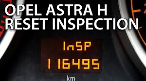 How To Reset Inspection In Opel Astra H Vauxhall Opel Oil Filter Oil Service