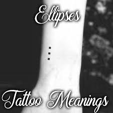 From wikimedia commons, the free media repository. Vida Loca Tattoo Studio These Three Dots In A Row Bring The Symbolism Of A Continuation Much Like In A Text Or A Blog Or As You Can See It Helps