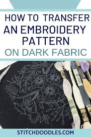 How'd they get that complicated design onto the fabric? Find Out How A Difference In The Type Of Carbon Paper You Use Can Make A Huge Difference In The Tr Embroidery Patterns Diy Embroidery Patterns Paper Embroidery