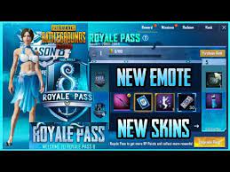 Season 8 Royal Pass New Emotes And Vehicle Skins Leaks Pubg Mobile Youtube