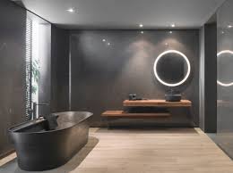 So many modern bathrooms are black and white but this bathroom has the charm of a dusty pink feature door which adds a pop of colour as does the greenery in the plants. 75 Beautiful Modern Black Bathroom Pictures Ideas July 2021 Houzz