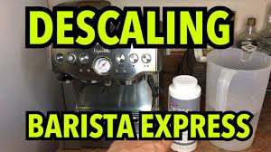Homemade coffee machine descaler recipes with ground. Descaling The Breville Barista Express Youtube Breville Barista Express Barista Breville