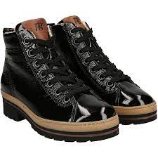 Paul green hat die produktion seiner schuhe ausschließlich auf europa beschränkt. Schnurbootie Mit Warmfutter In Schwarz 9550 037 Im Paul Green Online Shop Kaufen