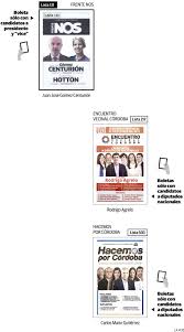 Los mismos colonos intentaron recuperar las boletas. El Menu Electoral Tendra Ocho Boletas Politica La Voz Del Interior