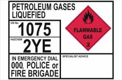 Lpg Transport Sign Hazchem Dangerous Goods Signs Dangerous Goods Signs Emergency