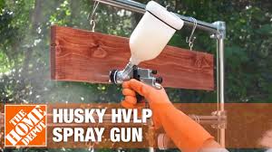 Hvlp Paint Spray Gun The Home Depot Youtube